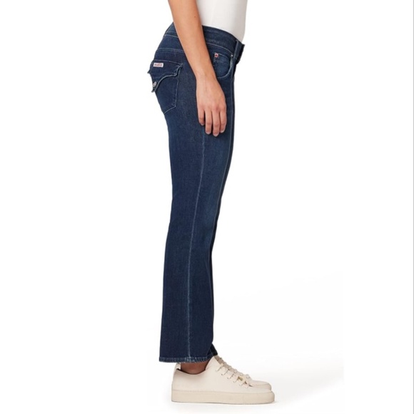 HUDSON Collin Midrise Bootcut Ankle Cropped Alexa Dark Wash Stretch Jeans - Picture 2 of 15